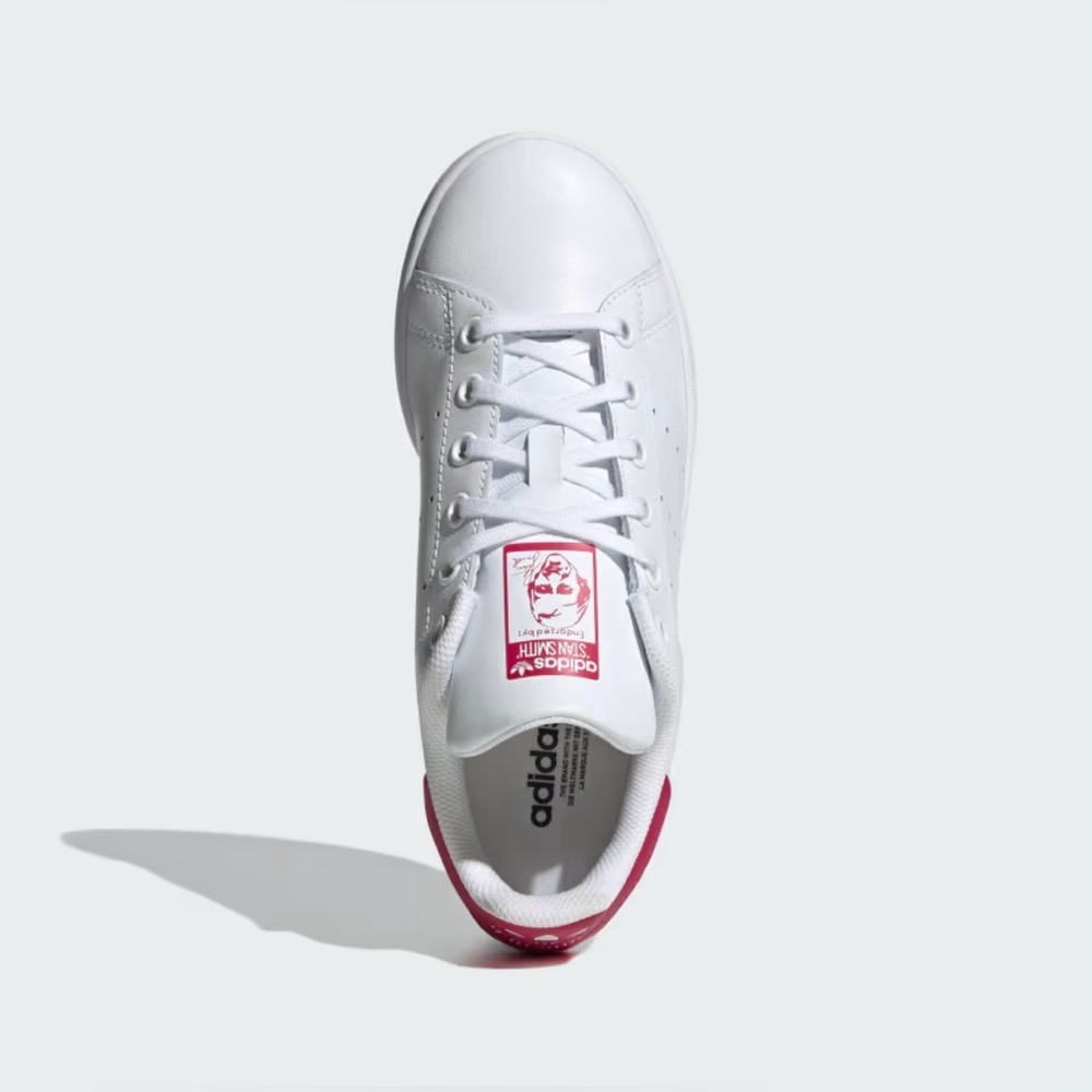 Adidas Kids’ Stan Smith | Size 4 Girls | Cloud White | Casual - Picture 12 of 16
